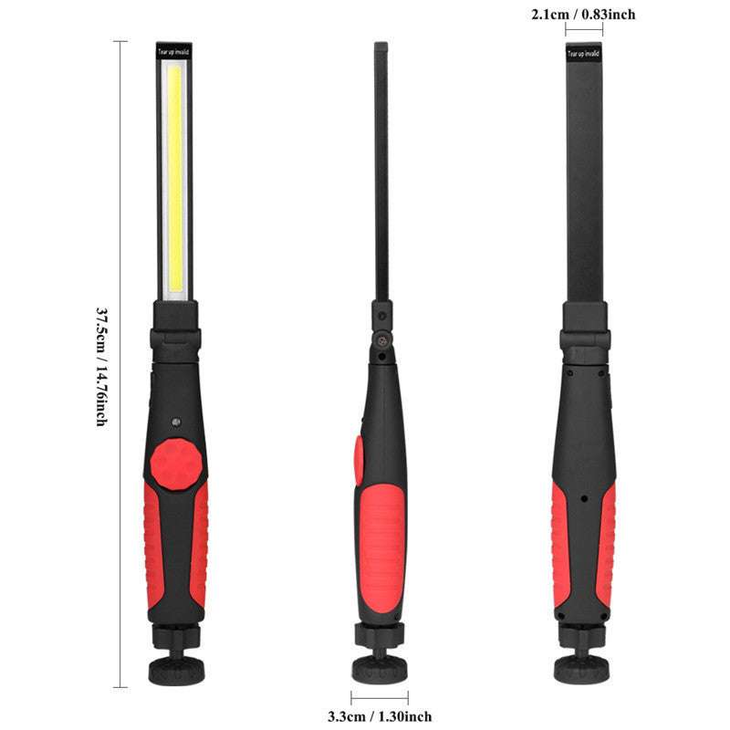 LED Working Light - Portable Lantern with Magnetic Base and USB Recharge - Minihomy