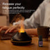 Drop Shipping RGB 130ML Flame Humidifier Diffuser Aroma Essential Oil Fire Flame Aroma Diffuser - Minihomy