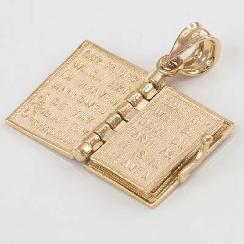 Personalized Bible Book Necklace - Faith Jewelry - Minihomy