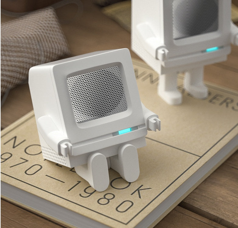 Retro Robot Speaker USB Charging Bluetooth