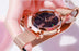 Luxury Women Watches Mesh Ladies Clock Magnet Buckle Starry Diamond Geometric Surface Quartz Wristwatch - Minihomy