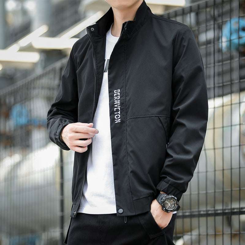 Casual Jacket Men Baseball Uniform Trendy Top Clothes - Minihomy