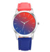 Casual Retro Rainbow Design Watch Women Analog Quartz Wristwatches Clock   Elegant Lady Wristwatch Woman Time - Minihomy