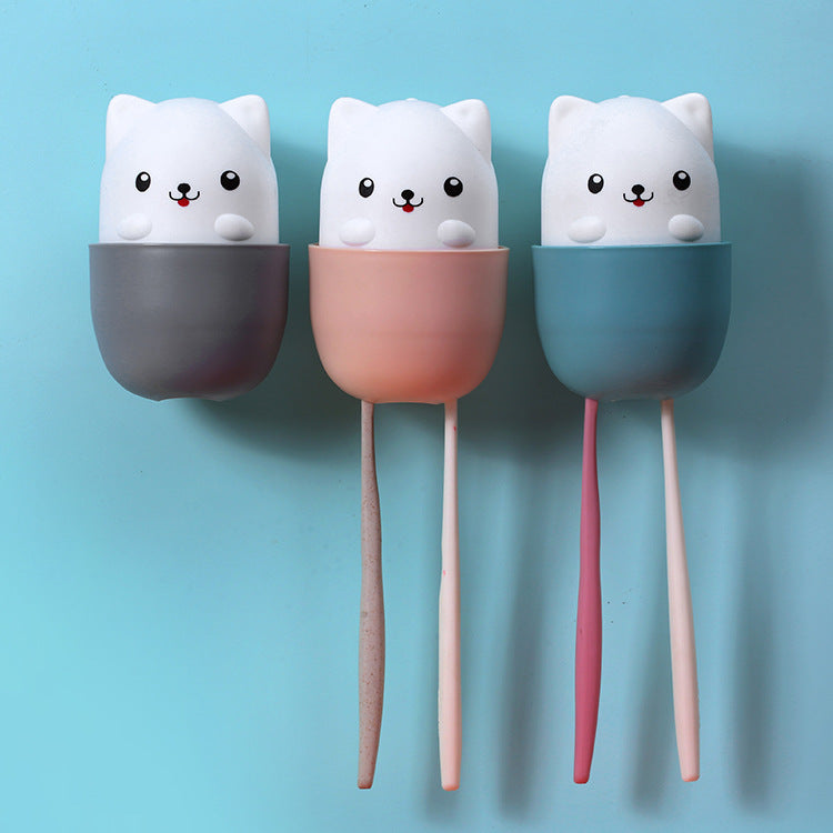 Cartoon Toothbrush Holder Combination - Minihomy