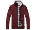 Autumn Men's Knit Sweater Sleeves Plus Velvet Top Sweater Jacket - Minihomy