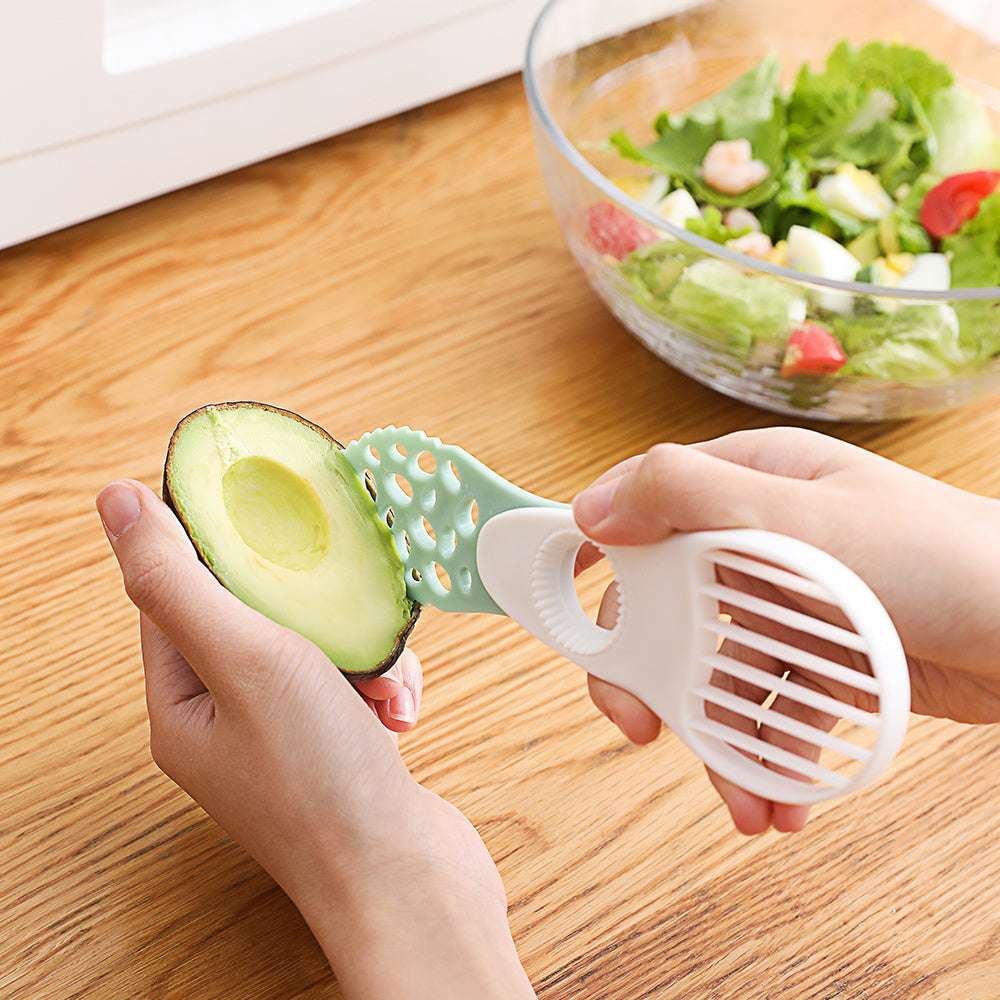 Avocado Corer Butter Fruit Peeler Cutter Pulp Separator Plastic Knife Avocado Slicer Kitchen Gadgets Vegetable Tools - Minihomy