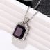 European American Entry Lux Fashion Colored Gems Necklace - Minihomy