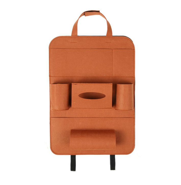 Car-Styling Holder Multi-Pocket Seat Wool Felt Storage bag - Minihomy