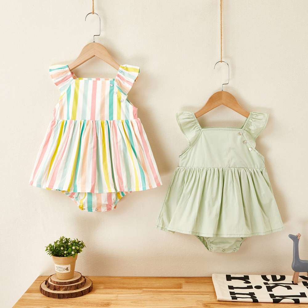 Girls' summer short dresses - Minihomy