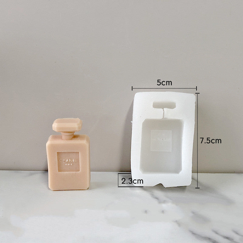 Perfume Bottle Silicone Mold: Create Unique Scented Candles - Minihomy