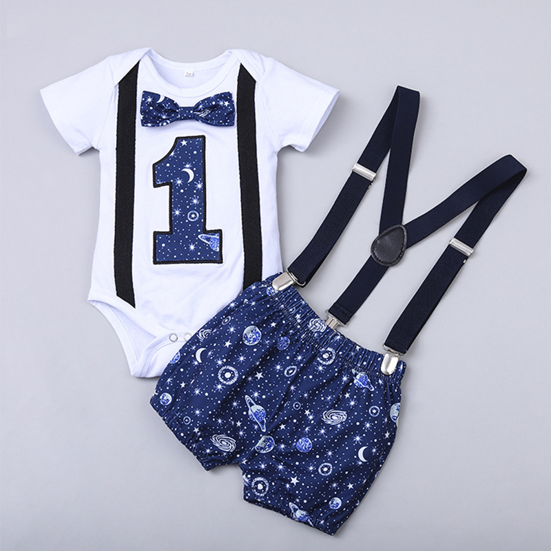 Newborn Baby Boy Clothes 1 Year Birthday Costume Boys - Minihomy