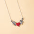 Metal Pendant Heart Drip Necklace - Minihomy