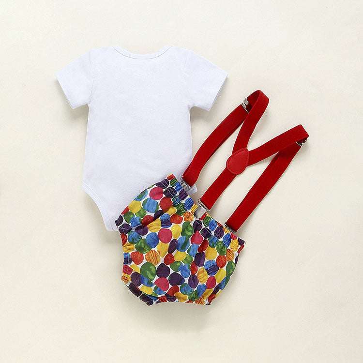 Children's Clothing Summer Clothing Baby Romper Birthday - Minihomy