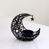 Modern Romantic Crescent Moon and Star Metal Candle Holder - Light Luxury Home Decor - Minihomy