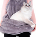 Pet out carrying cat bag with sleeping chest apron to prevent clothing - Minihomy