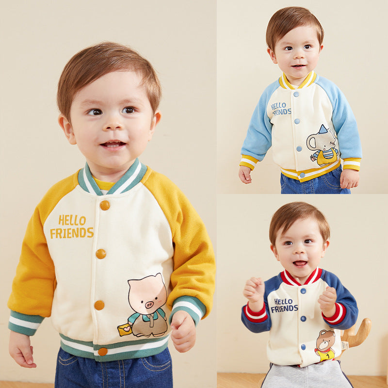 Dudu Home Baby Jackets - Cartoon Casual Style - Minihomy