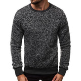 Men's Pullover - All Match Simple Long Sleeve Sweater - Minihomy