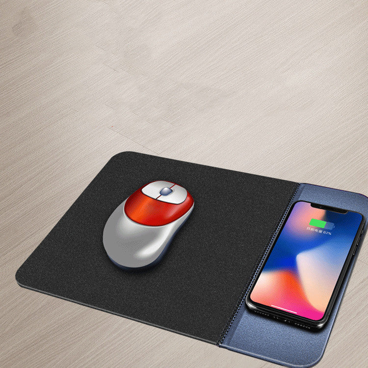 Wireless Charging Mouse Pad with Rubber Surface