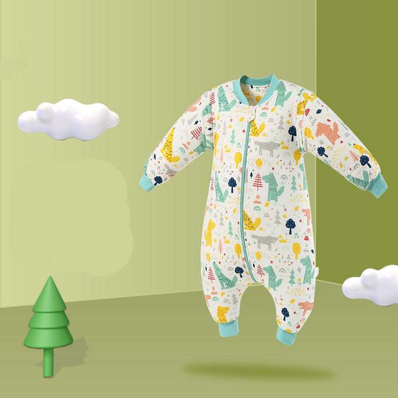 Baby Sleepsacks Cartoon Pattern Baby Sleeping Bag Carriage Sack for Newborn Split Leg - Minihomy