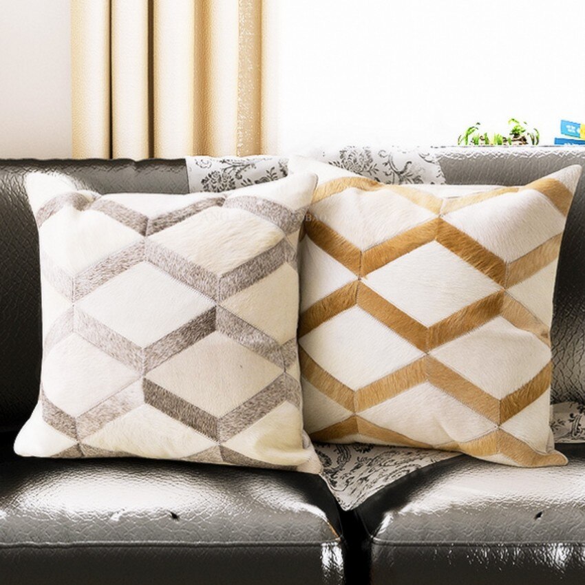 Home sofa cowhide pillow - Minihomy