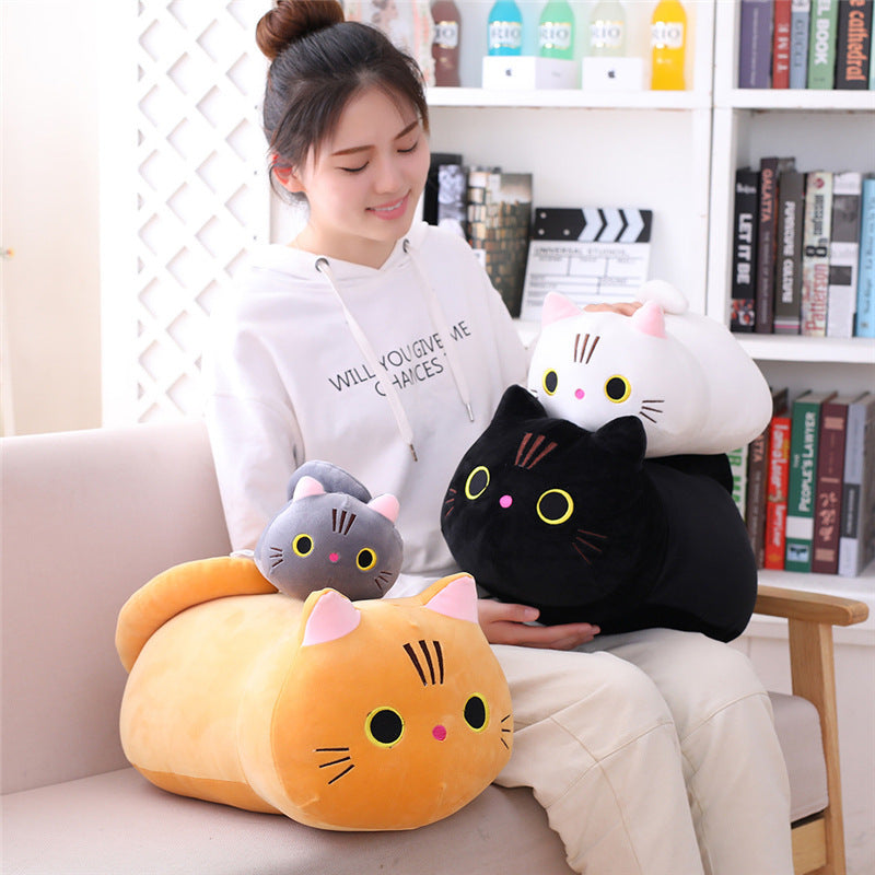 Cartoon Cute Pet Plush Doll Sleeping Pillow - Minihomy