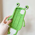 Funny Silicone 3D Frog Phone Case Cartoon Cute Shockproof Bumper Cover - Minihomy