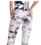 Tie Dye Leggings Women Fitness Yoga Pants Seamless Push Up Workout Tights