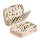 Double Layer Jewelry Earrings Ring Storage Box - Minihomy