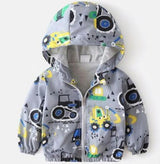 Boy jacket casual hooded jacket - Minihomy