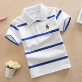 College Style Boys Polo Short Sleeve T-shirt: Cool and Casual Everyday Wear - Minihomy