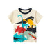 Boys Short Sleeve T-Shirt Kids Clothing Dinosaur Cartoon - Minihomy