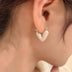 Ins Heart Love Earrings Women Fashion Accessories Jewelry - Minihomy