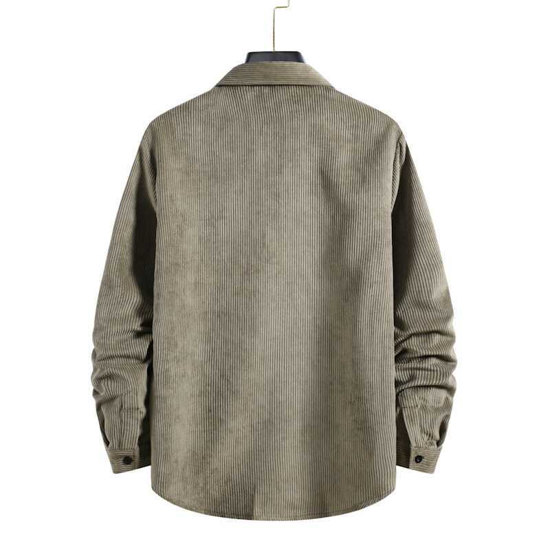 Men's Corduroy Long-sleeved Shirt - Minihomy