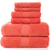 Home Simple Cotton Absorbent Towel Bath Towel 6-Piece Set: Fashionable Simplicity for Your Home - Minihomy