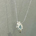 Blue Ice Heart Necklace For Women - Minihomy