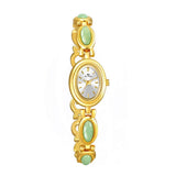 Luxury Dongling Jade & Hetian Jade Women's Waterproof Watch