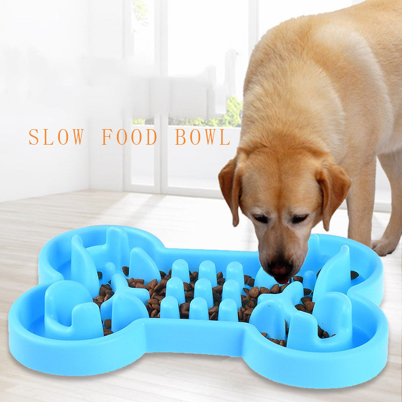 New Pet Supplies Bone Puzzle Stop Eating Dog Bowl - Minihomy