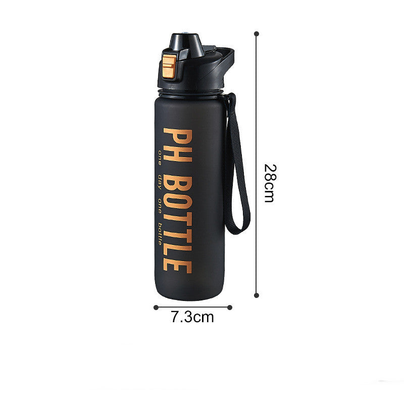 Large Capacity Water Bottle for Men - Leakproof & Reusable Plastic Bottle - Minihomy