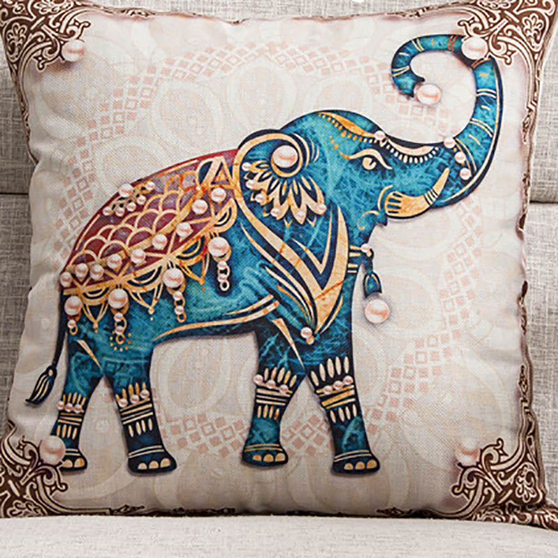 Elephant pillow cushion cover - Minihomy