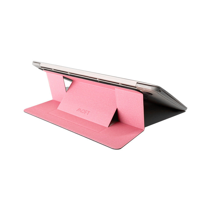 Portable Adjustable Laptop Stand Convenient Folding Laptop Pad Bracket Adhesive Function Tablet Holder - Minihomy