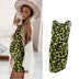 Leopard Dress Summer Sleeveless Pregnant Women - Minihomy