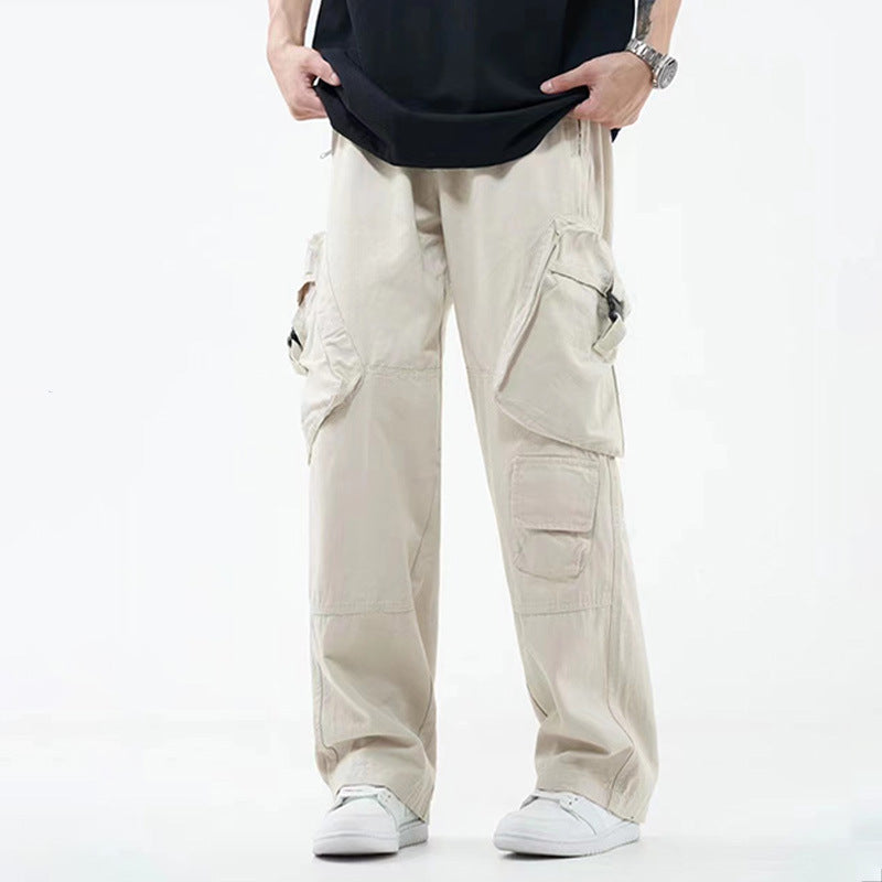 Casual Hip Hop Straight Men's Pants - Minihomy