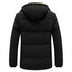 Middle-aged And Elderly Men's Fleece-lined Thick Waterproof Jacket - Minihomy