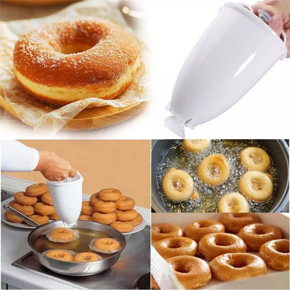 Baking Tools Plastic Baking mold Donut Making Tool Diy Donut Making Artifact Creative Kitchen Dessert Gadget - Minihomy