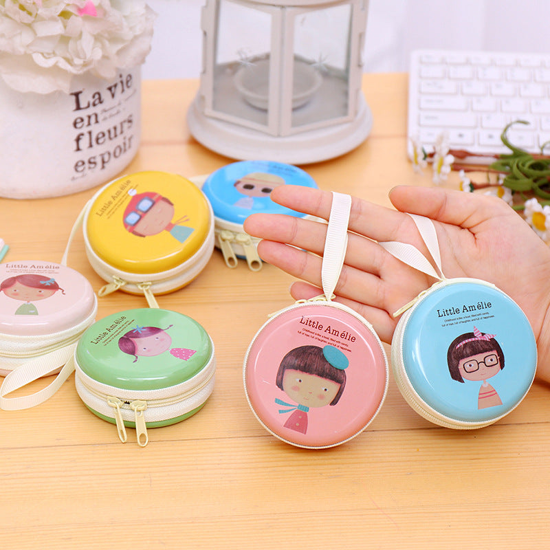 Korean cute horse iron element girl zero wallet mini pocket earphone package coin key bag - Minihomy