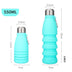 Portable Outdoor Sports Silicone Telescopic Folding Water Bottle - Minihomy