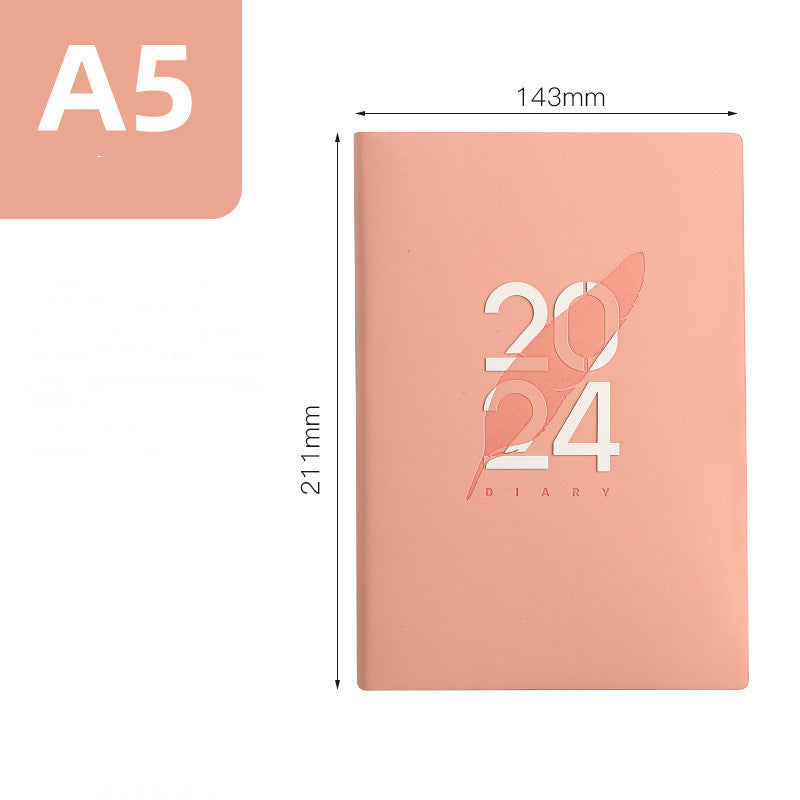 2024 Daily Planner: English Schedule Book - 365 Days - Minihomy