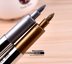 Creative stationery Metal color craft pen golden and silver paint pen - Minihomy