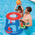 Inflatable Basketball Hoop for Kids - Water Shooting Game with PVC Frame - Minihomy