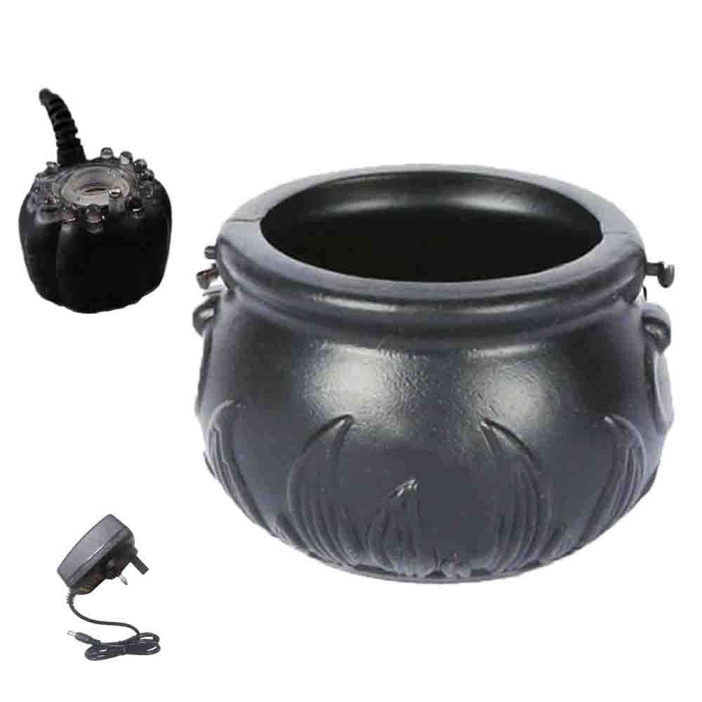 Halloween Pumpkin Smoke Witch Bucket Color Changing Lights - Minihomy